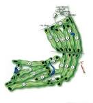 Lake Morey Resort Golf Course Map in Fairlee, VT