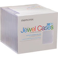 Memorex Cd Dvd Slim Jewel Case Clear 30 Pack