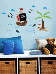 Wall Sticker Boat Wall Covering Area