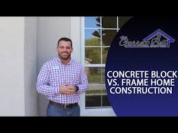 concrete block vs frame homes