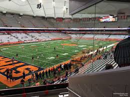 Carrier Dome Section 208 Syracuse Football Rateyourseats Com