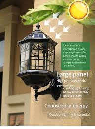 solar wall lamp outdoor waterproof