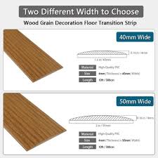2 width carpet floor transition strip