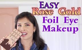 easy rose gold daytime makeup tutorial