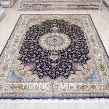 10 039 x14 039 handmade silk rug