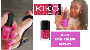 kiko nail lacquer polish review kiko