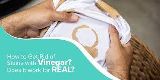 how to get rid of stains with vinegar