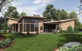 open and airy contemporary ranch house plan