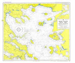 North Aegean Sea Nautical Chart