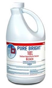 bleach should be used for disinfecting