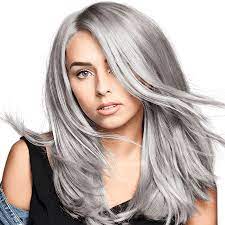 u71 metallic silver hair dye by live