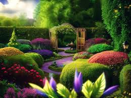 Enchanted Garden A Magical Garden In