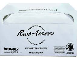 Rochester Midland Toilet Seat Cover White 4 Packs 250 Count Each
