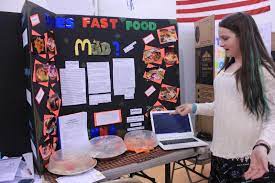 display at middle science fair