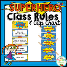 Superhero Classroom Rules