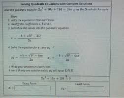 solved solving quadratic equations with