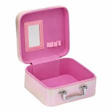 hand bag light rose vanity makeup kit