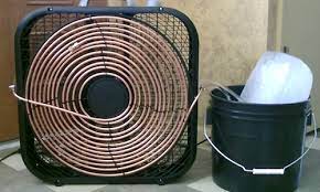 At typical utility rates, a central air conditioner costs 43 cents per hour to operate. Turn An Old Fan Into A Powerful Air Conditioning Unit Diy Air Conditioner Homemade Air Conditioner Air Conditioning Unit