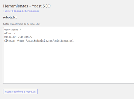 archivo robots txt para google