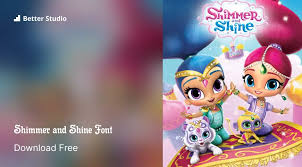shimmer and shine font free