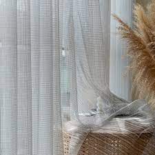 glittering mesh net curtain