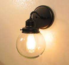 Biddeford Ii Glass Wall Light With Edison Bulb Sconce
