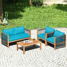 acacia wood sofa set