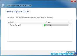 translate windows 7 interface using