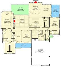 8 Bedroom Southern Craftsman Floor Plan