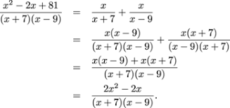 Equations Involving Rational Expressions At A Glance
