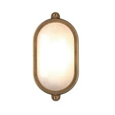 oval bulkhead outdoor light in solid