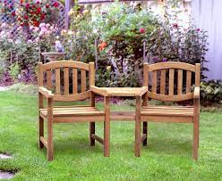 Ascot Teak Garden Companion Seat Bench