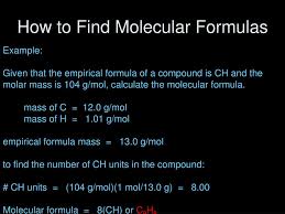 ppt molecular formulas powerpoint