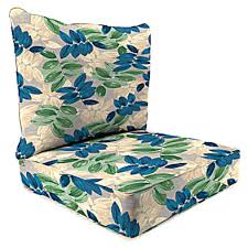 Green Leaf Deep Seat Chair Cushion