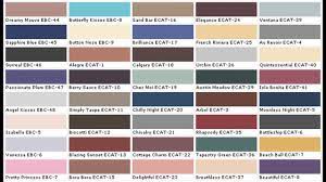 exterior paint color charts you