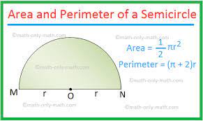 A Semicircle And Quadrant Of A Circle
