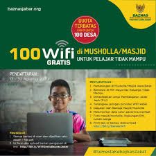 Pesan sekarang, bayar belakangan dengan agoda. Pendaftaran Wifi Gratis Baznas Kota Cirebon