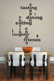 Dining Lingo Wall Decal Lettering