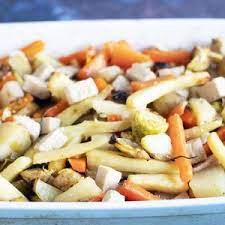 Your vegetables christmas stock images are ready. Easy Roasted Christmas Vegetables Traybake Sneaky Veg