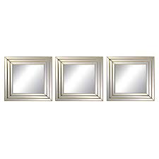 3 Piece Gold Wall Mirror Set 10