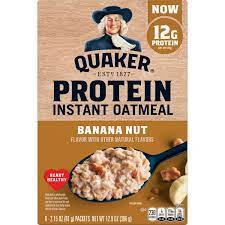 protein instant oatmeal banana nut