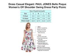 Dress Casual Elegant Paul Jones Belle Poque Womens Off