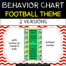 Behavior Chart Football Theme