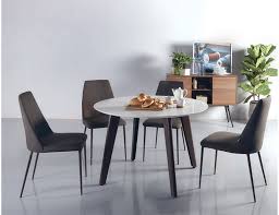kay quartz top round dining table with