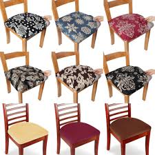 2 4 6 8pcs Chair Seat Covers Removable