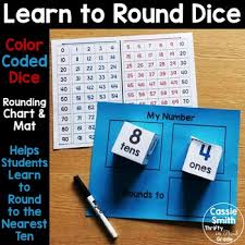 Rounding To The Nearest Ten Dice And Rounding Chart