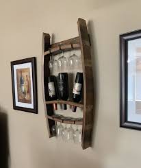 Rustic Wine Rack Wood Wine Rack Wall