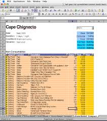 2005 Backpacking Light Trip Planning Spreadsheet Contest Entries