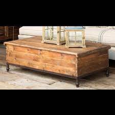 Wooden Chest Coffee Table Hot 53