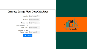 concrete garage floor cost calculator